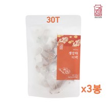 경성건강원 생강차 티백 건생강차 생강효능 한방차 건강차 30개입 3봉