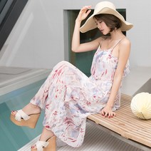 벤디스 여자 비치원피스 호캉스 휴양지 로즈뎁 H213