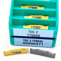 저렴한 절단 및 홈 가공 공구 금속 선반 경질 합금 TDC2 TT9080 스테인레스 스틸 외부 카바이드 인서트 터, 02 TDC2 TT9030