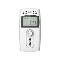 Elitech 엘리텍 정품 온도기록계 RC-4K 데이터로거 -30~60도 온도 기록관리 자동 디지털 알람 보관 창고 외부온도센서 24시간 모니터링 RC-4, 1개