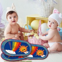 브랜드없음 어린이를위한 카펫 화창한 날 배우기 및 재생 알파벳 교실 러그, 여러 가지 빛깔의