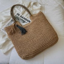 짠 여자의 어깨 핸드백 보헤미안 2022 여름 패션 짚 비치 올려 놓 가방 여행 구매자 쇼핑 가방을 짜기