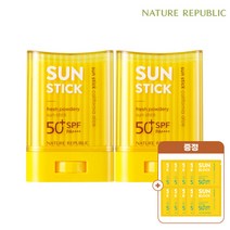 네이처리퍼블릭 1+1 선크림 모음/선블럭/선스틱/무기자차/톤업, 04 1+1캘리포니아 알로에 보송, 1+1보송 선스틱+파우치10매 PK41