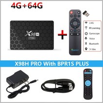 미디어플레이어 멀티미디어 플레이어 셋톱박스 휴대용, 미국 플러그, 4GB 64GB BPR1S 플러스