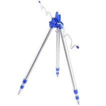 샌드폴 받침대 낚시거치대 원투 민물낚시 삼각대 1.2m 알루미늄 합금 텔레스코픽 야외, 푸른