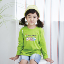 국내산 순면 30수 아트 티셔츠 긴팔_해피패밀리(10색)