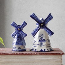 델프트 블루 풍차 장식(2size)