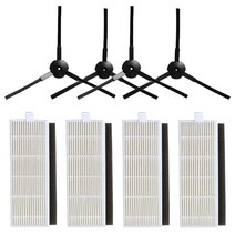 Danhui NR15 로봇 진공 청소기 부품 액세서리 용 필터 사이드 브러시 8개/세트, 한개옵션0