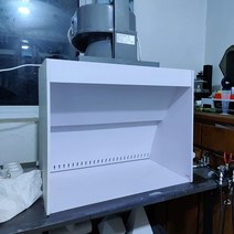 도색부스 도장 스프레이부스 건담도색 갓핸드 피규어, 옵션02 전체 기계를 위한 8인치, 내유지 및 아크릴 배플 붙여넣기, 검정과 빨강 2색 광택 표면