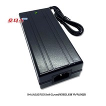 아수스ASUS Designo Curve MX34V/MX34VQ 모니터용 19V 6.32A 국산어댑터, 어댑터 + 3구각 파워코드 1.8M