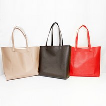 [몽파] 에코 가죽 쇼퍼백 만들기 (1인용 4종 택 1), 배이지색