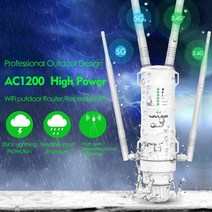 와이파이공유기 LTE라우터 Wavlink-고출력 300Mbps 무선 와이파이 리피터 야외 2.4G 무선 와이파이 라우터/, UK Plug_AC1200 2.4G 5G