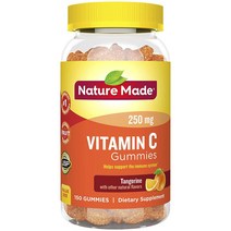네이처메이드 비타민 C 250mg 탠저린 구미 글루텐 프리, 150개입, 1개, 150정