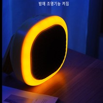 couyor 미니 온풍기 전기 히터 벽걸이용 탁상용, 1500w 라이트 핑크