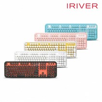 IR-K10 던파키보드 스팀 컴퓨터 키보드 이중사출 키캡, 블랙