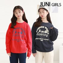 주니걸즈 캠핑 티셔츠