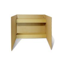 독서실 칸막이 70X60X50cm 골판지 재질 가벼운 책상위 공부 가림막, 상세페이지 참조, 상세페이지 참조