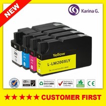 Lexmark 200XL LM200 LM-200 LM 200 잉크 카트리지 슈트 OfficeEdge Pro4000c Pro4000 Pro5500 Pro5500t 용, [03] 1 Set