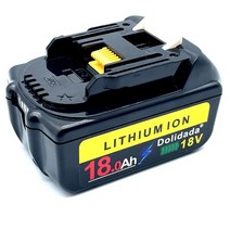 마끼다배터리 호환용 최신 업그레이드 된 BL1860 충전식 배터리 18V 18000mAh 리튬 이온 Makita 18v LXT400, 01 1pcs_01 18 볼트