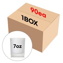 캔들 용기 불투명 글라스 7온스 90개(1box)/소이 도매