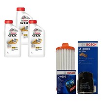 올뉴모닝(JA) 가솔린 훅스 타이탄 GT1 프로 C3 5W30(3L) 엔진오일세트, 3000ml