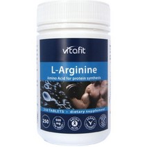 비타핏 (Vitafit) L-아르기닌 500mg - 아미노산 250 정, 250정, 1개