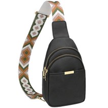 KKXIU 여성용 스몰 슬링 백 크로스바디 트렌디 패니 팩 비건 가죽 미니 휴대폰 십대 지갑 다크 그린. 캐주얼 466779, Z-black