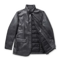 이랜드 [브렌우드]코오롱 브렌우드 나빨란 오일브러쉬 양가죽 다운자켓 BRUDW21511GYX_신구로점