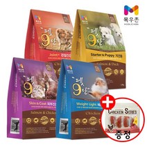 목우촌 펫9단 견종별 기능별 강아지 반려견 애견사료1.8kg 8종(알파독소프트슬라이스180g) 무료증정 사료+간식, 1.8kg, 자견용1.8kg(+소프트슬라이스180g), 1개