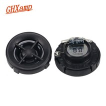 GHXAMP 1 인치 8ohm 20W 자동차 트위터 스피커 유닛 네오디뮴 슈퍼 트레블 14 코어 보이스 코일 고주파 미니 라우드 스피커 자동차 트위터 스피커