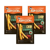 올반 에어쿡 대왕 오징어튀김 400g 3팩