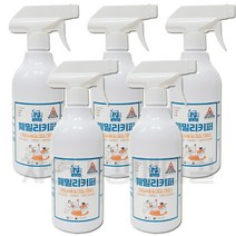 살균소독제 뿌리는 500ml 가정용 업소용 바이러스제거 99.99% 소독제 강력탈취, 5개