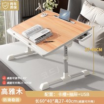 높낮이 조절 테이블 높낮이 조절 책상 스터디카페책상 각도조절 책상 럭셔리책상 모던하우스책상, 우아한나무+USB+램프+서랍