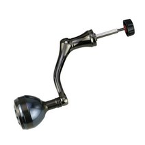 낚시 릴 핸들 풀 메탈 로커 암 크랭크 스피닝 베스트 피쉬 그립 내마모성 교체 용 액세서리, Brown M