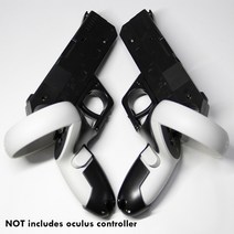 VR게임기 VR기기 VR추천Meta Oculus Quest 2 Gun Stock VR 컨트롤러 향상된 FPS 게임 슈팅 경험 액세서리, 한개옵션1, 03 1Pair Black