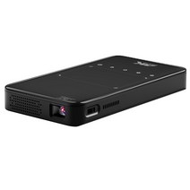 Smartldea-S90 미니 휴대용 피코 스마트 안드로이드 와이파이 스크린리스 레이저 LED DLP 프로젝터 4K 3D 1, [02] Black, [03] AU 플매트 카펫 러그