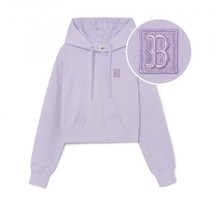 MLB 엠엘비 여성 베이직 크롭 후드티 BOS (L.Lavender)