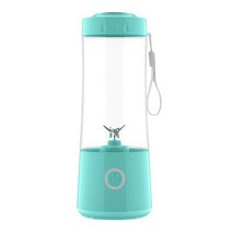 텀블러 믹서기 카터기 전기 미니 블렌더 휴대용 usb juicers 신선한 과일 믹서 기계 스무디 강력한 푸드 프로세서 컵 작은 안전 juicer, 업그레이드된 파란색