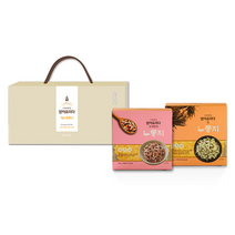 건강누룽지2종세트 취향별 6가지 택1 실속선물세트, 오색현미+표고