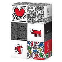 키스해링 정사각 미용티슈(250매x6입), 본상품선택