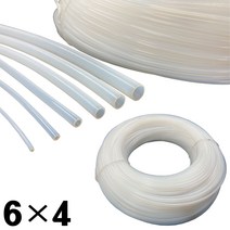 PTFE HOSE 테프론호스 불소수지튜브 해빙기호스 6×4×1m, 1개