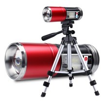 kailas led 밤낚시등 낚시등 블루 라이트 자광 손전등 낚시써치라이트 DYD04ZL, 낚시등 케이블 방수팩 65cm 거치대