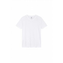 GAP Adults 갭 남성 스탠다드 브이넥 티셔츠_화이트 879383