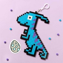 디폼블럭 미니 키링 고리 파라사우롤로푸스 8mm 패키지 세트, 단품