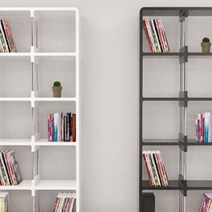 거실책꽂이 깊은책장 서재장 더크린 DIY 3 P2X5 A 틈새 수납함 좁은, 화이트