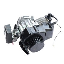 엔진킥보드 47cc 49cc 포켓 바이크 풀 스타트 엔진 2 스트로크 미니 고 카트 먼지 자전거 가솔린 스쿠터 ATV 모터, [01] 25H 7T