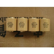 고주파 기계 사이클 고전압 세라믹 캐패시터 HEC HT57 200PF 15KVDC N750, 01 100pf