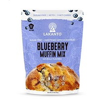 Lakanto Sugar Free Blueberry Muffin Mix - Naturally Flavored Sweetened with Monk Fruit Sweetener K, 1
