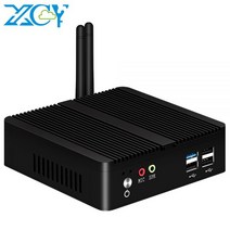 스틱PC 초 미니 PC MINIPC 안드로이드 피시 XCY-팬리스 PC 인텔 셀러론 J1900 쿼드코어 8GB RAM 128GB SSD 300M WiFi 기가비트 LAN HTPC, 8G RAM 128G SSD WiFi, Intel Celeron N2830