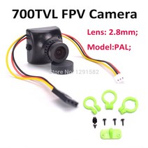 미니 700TVL FPV 카메라 w 2.8mm 렌즈 COMS PAL FPV 레이싱 RC 쿼드 드론 QAVR 180 220 250 QAVX 214mm, [1] with green holder